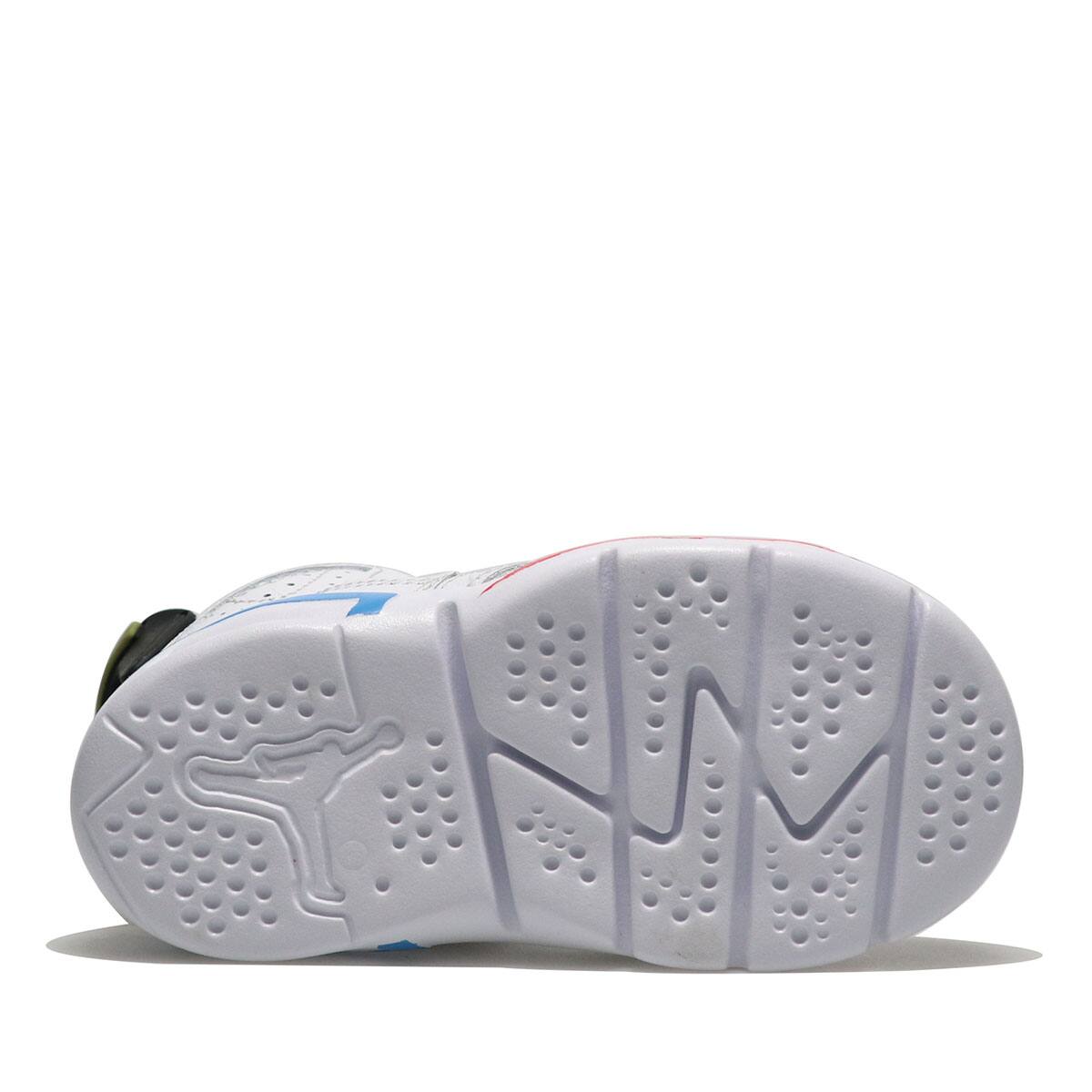 JORDAN BRAND JORDAN 6 RETRO LITTLE FLEX TD WHITE/GHOST GREEN-BLACK-COAST 21SU-Iの画像