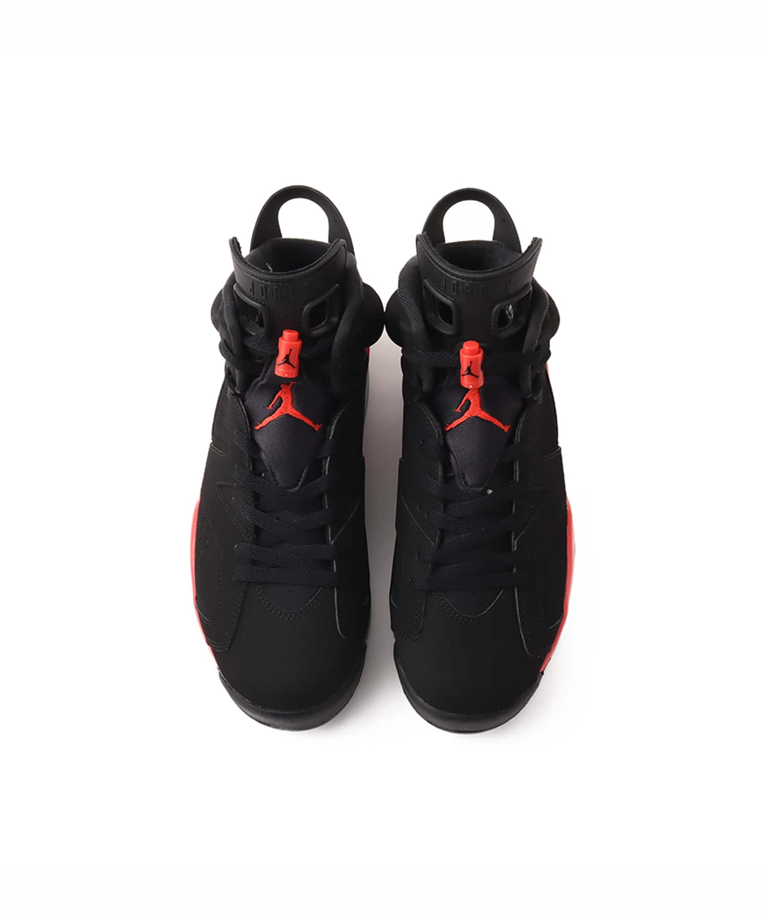 JORDAN BRAND AIR JORDAN 6 RETRO BLACK/LT CRIMSONの画像