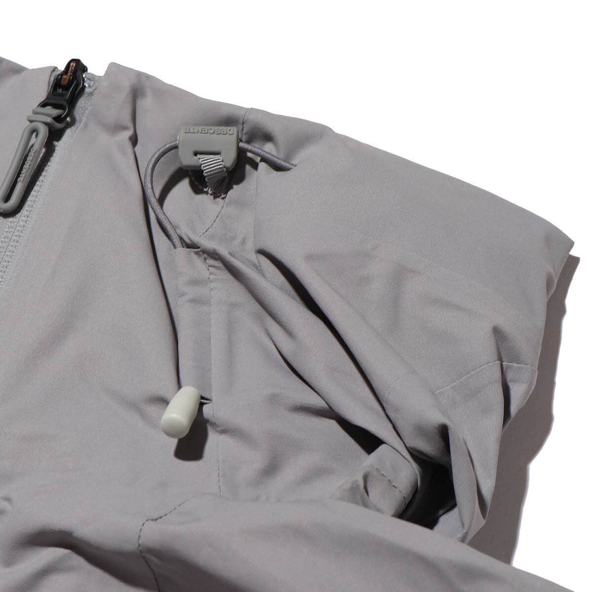 DESCENTE ALLTERRAIN ACTIVE SHELL JACKET  FOG GRAY 18FA-Iの画像