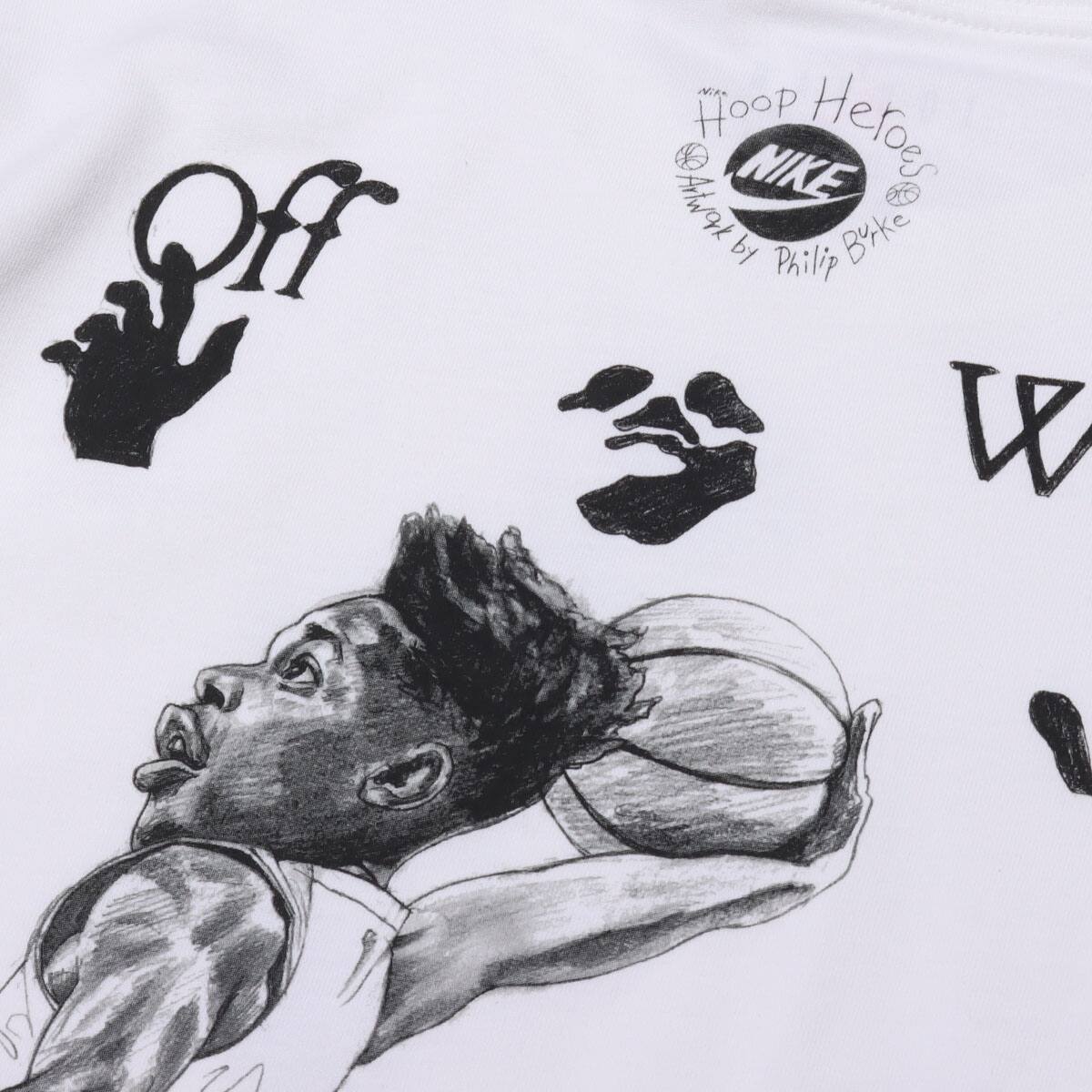 JORDAN BRAND AS M J OW SS TOP WHITE 20HO-Sの画像