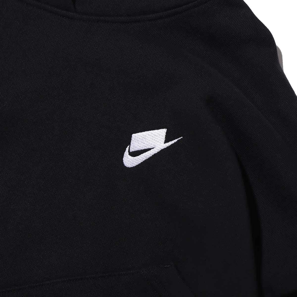 NIKE AS W NSW NSW HOODIE FLC BLACK/WHITE 21SP-I