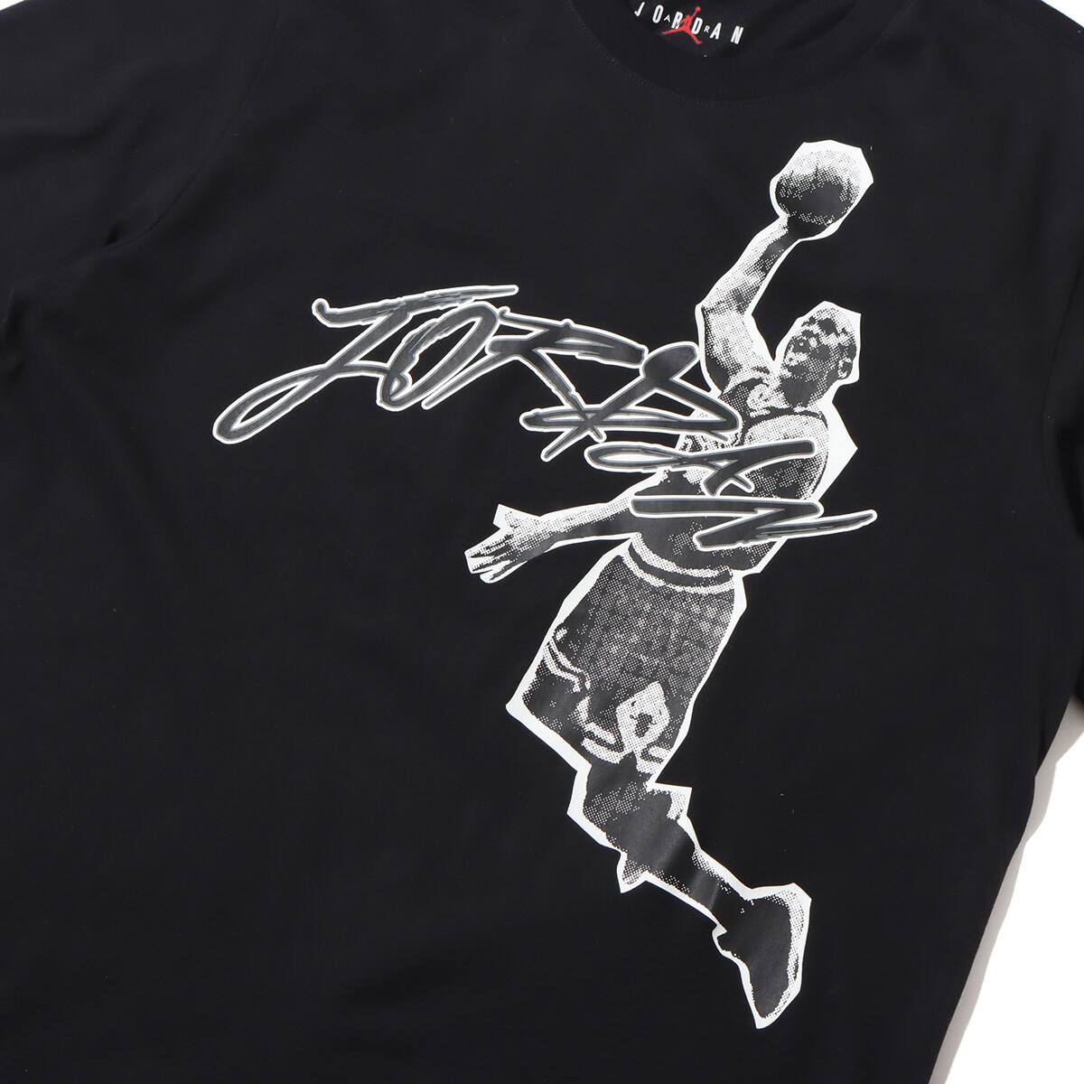 JORDAN BRAND AS M J AIR DF GFX SS CREW BLACK/WHITE 22SP-Iの画像