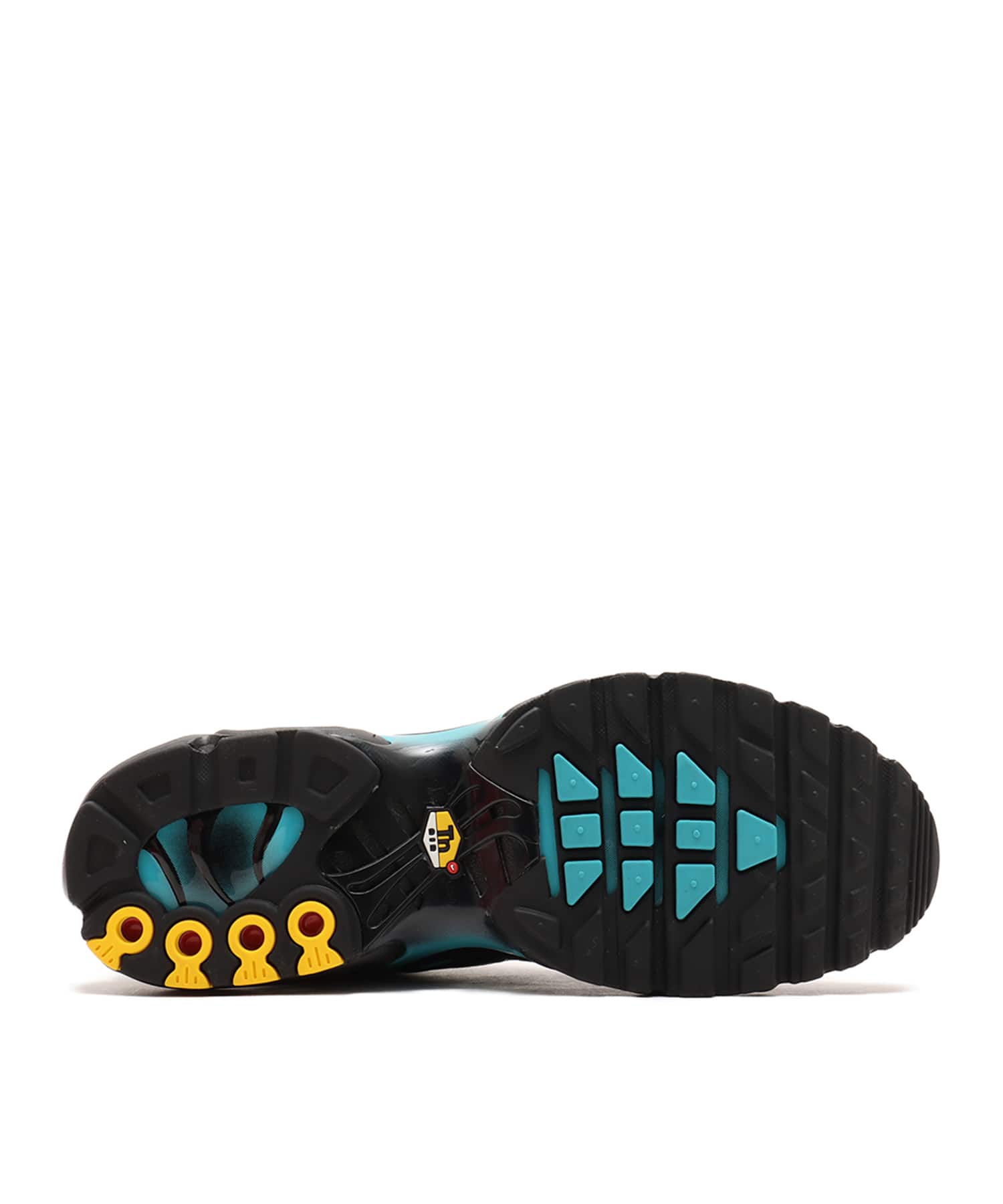 NIKE AIR MAX PLUS BLACK/BLACK-DUSTY CACTUSの画像
