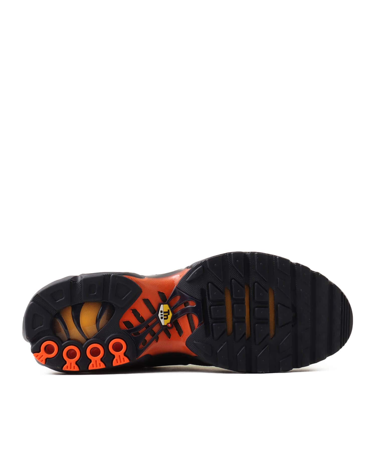 NIKE AIR MAX PLUS LEMON VENOM/BLACKENED BLUE-HYPER CRIMSONの画像