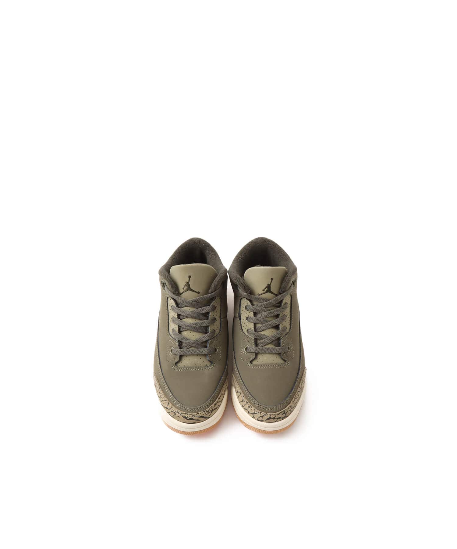 JORDAN BRAND JORDAN 3 RETRO (PS) MEDIUM OLIVE/SEQUOIA-NEUTRAL OLIVE-SAILの画像