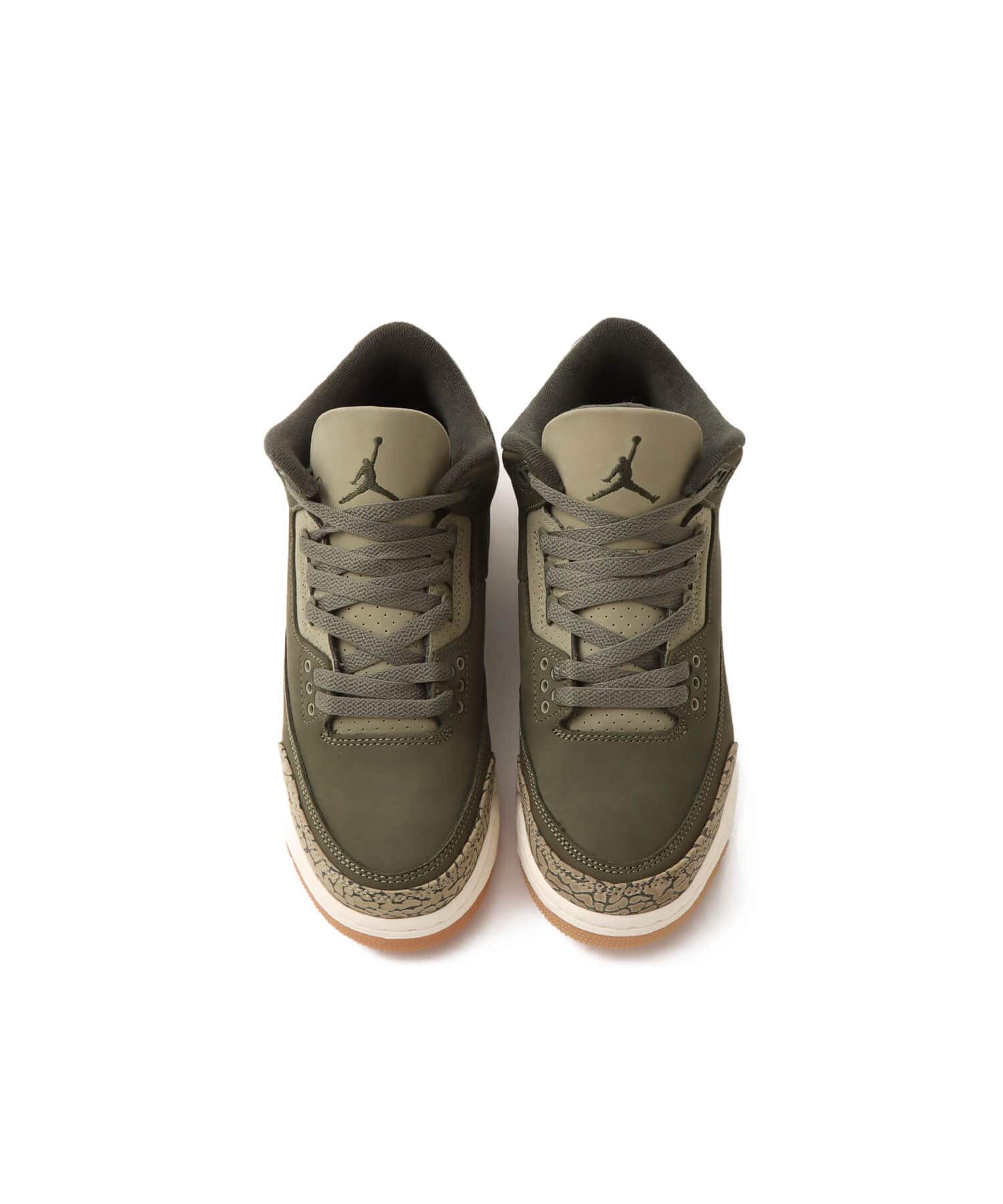 JORDAN BRAND AIR JORDAN 3 RETRO (GS) MEDIUM OLIVE/SEQUOIA-NEUTRAL OLIVE-SAILの画像