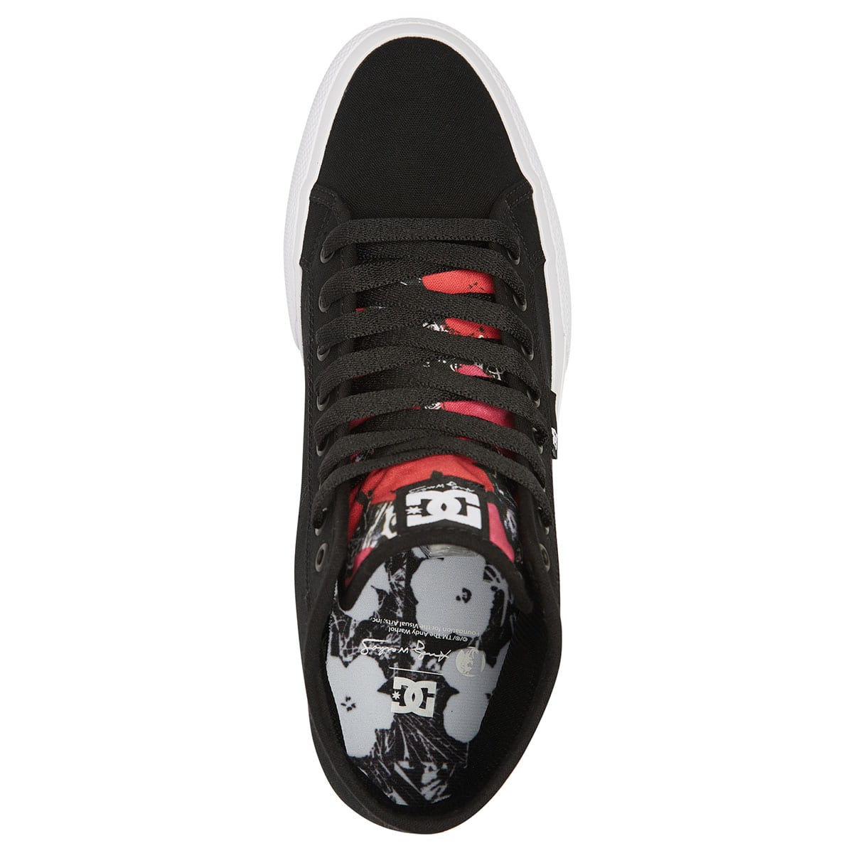 DC SHOES AW MANUAL HI BLACK/WHITE/REDの画像