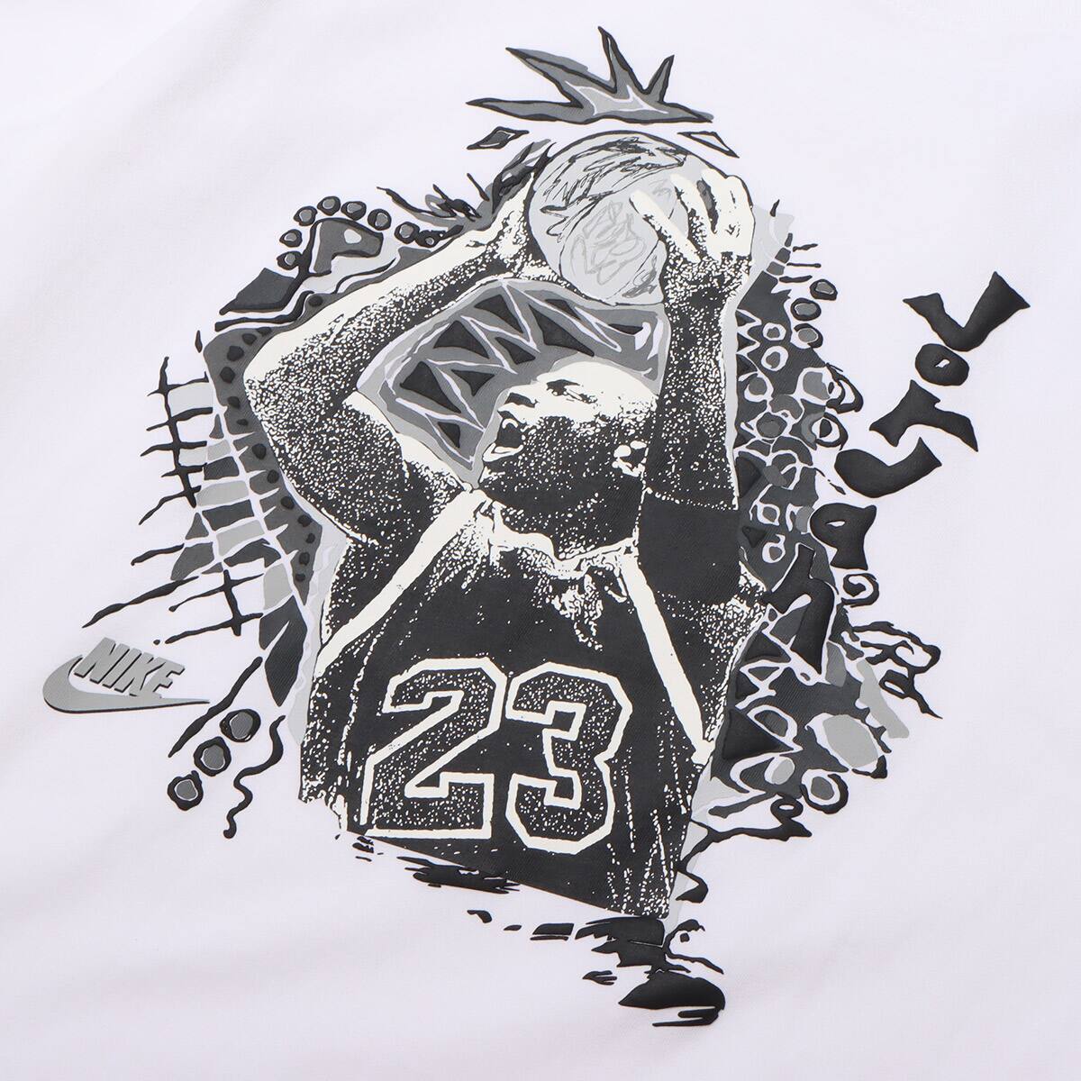 JORDAN BRAND AS M J VTG GFX SS CREW WHITE 21FA-Iの画像