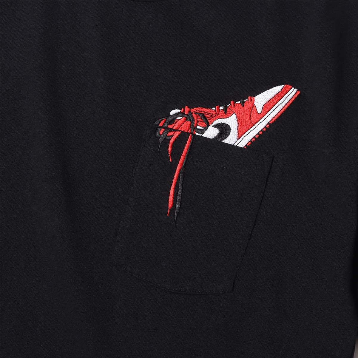 JORDAN BRAND AS M J AJ1 POCKET SS TEE BLACK 21HO-I