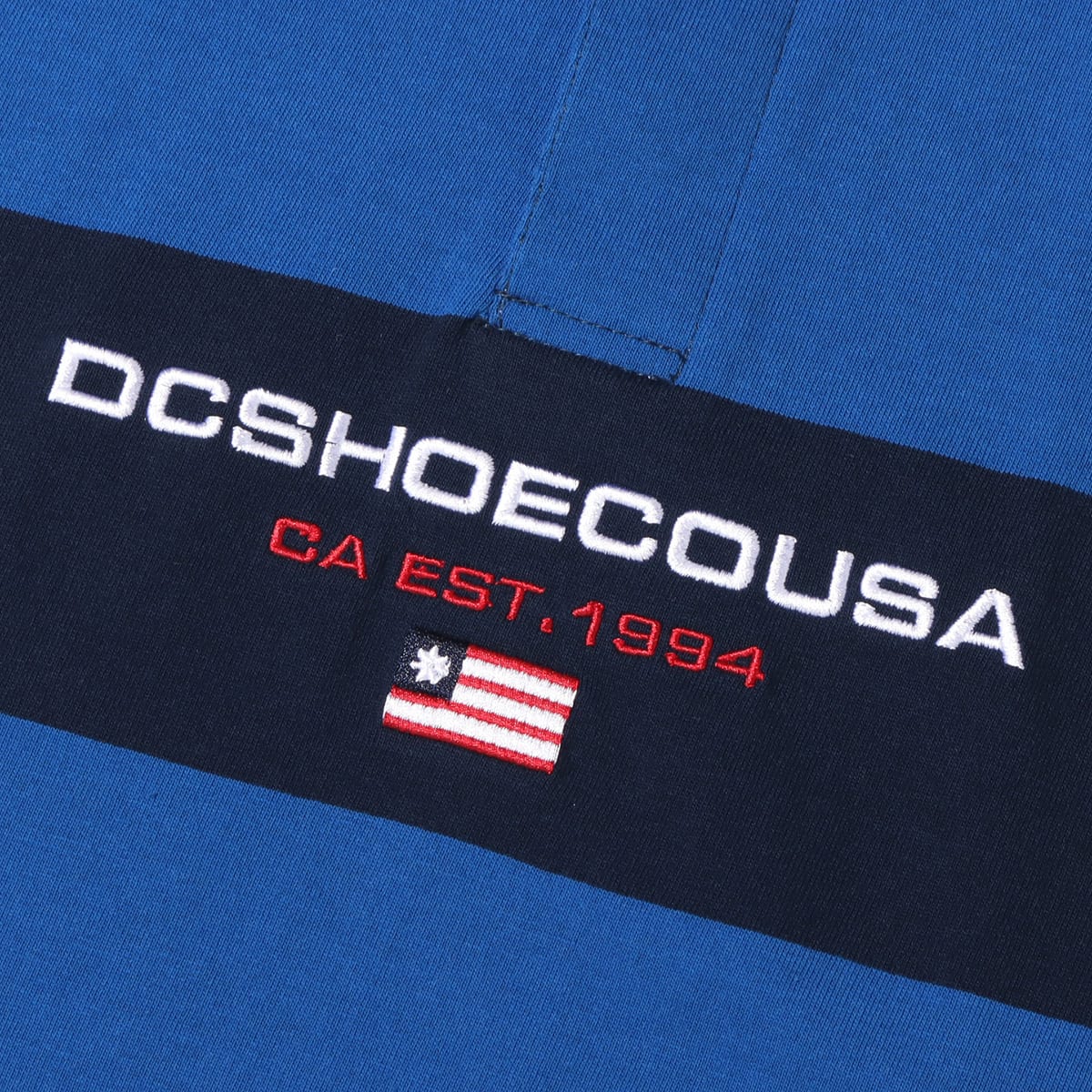 DC SHOES 23 BORDER POLO SS BLUE x NAVY 23SS-Iの画像