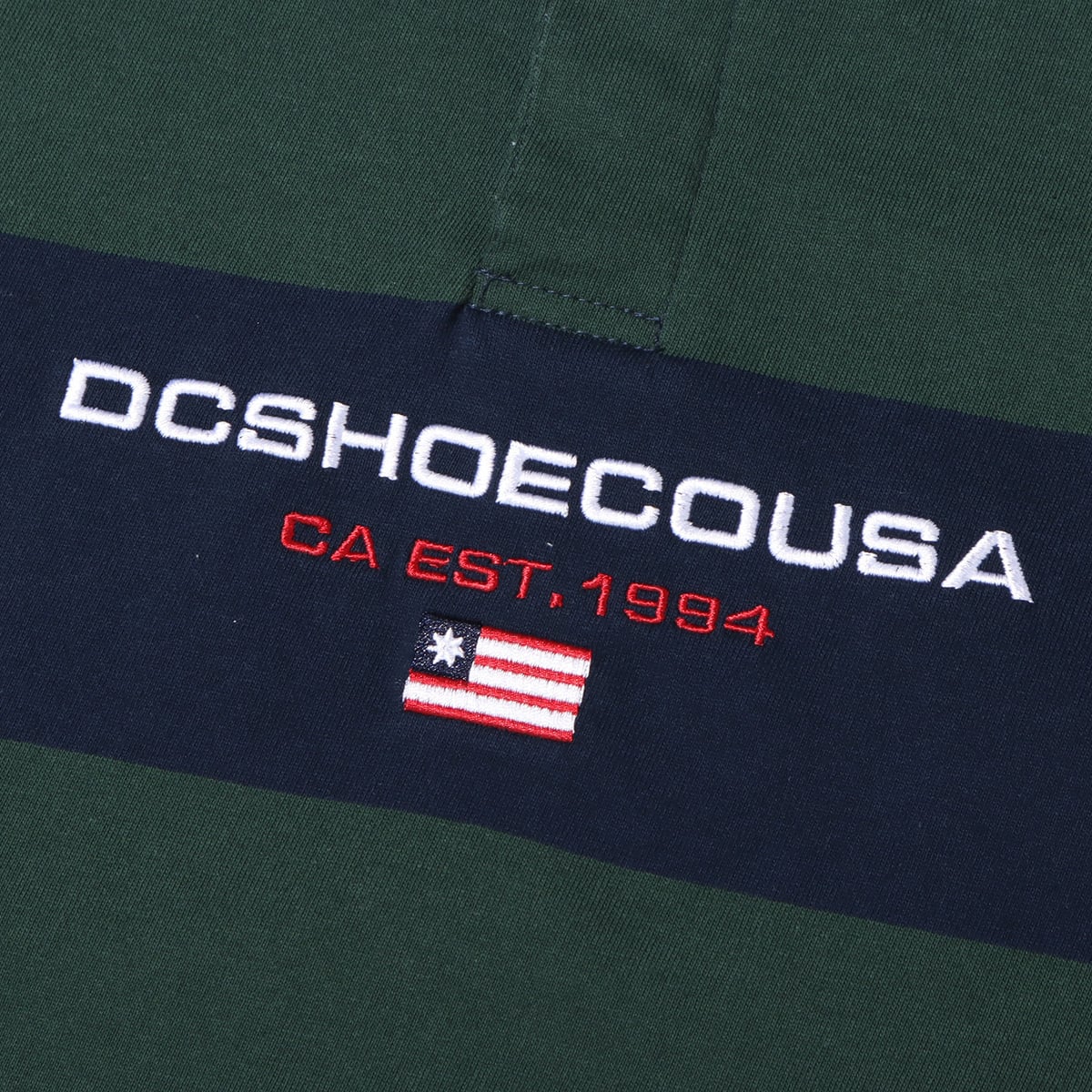 DC SHOES 23 BORDER POLO SS GREEN x NAVY 23SS-Iの画像