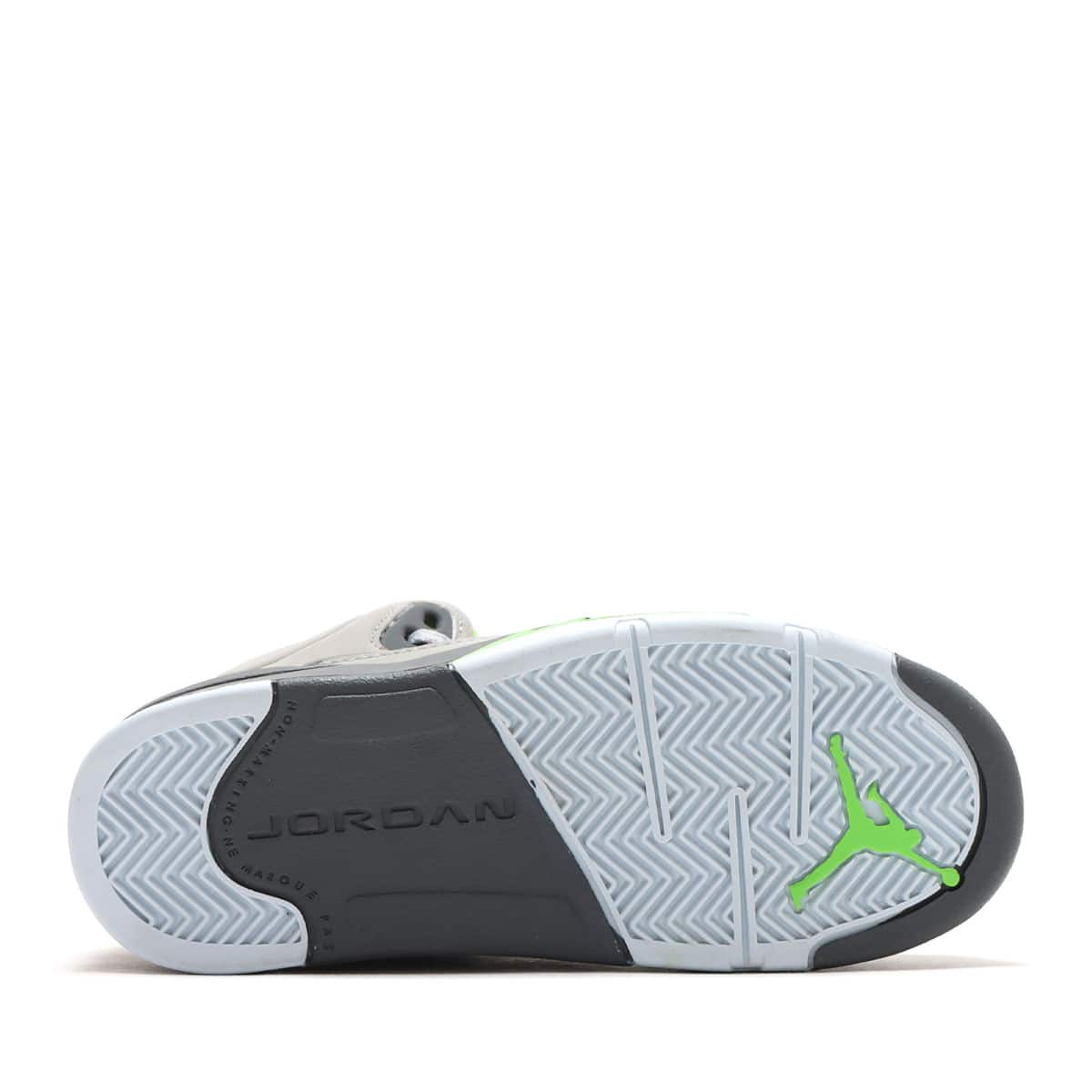 JORDAN BRAND JORDAN 5 RETRO (PS) SILVER/GREEN BEAN-FLINT GREY 22SU-Iの画像
