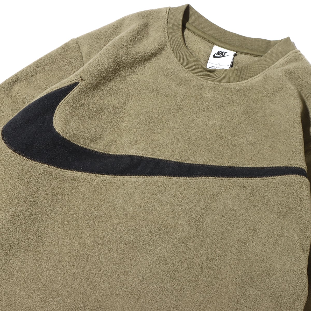 NIKE AS M NK CLUB+ FLC CREW WNTR MEDIUM OLIVE/ALLIGATOR 22HO-Iの画像