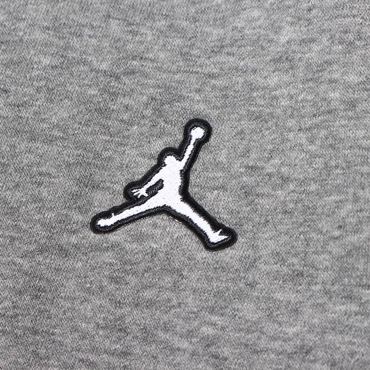 JORDAN BRAND AS M J ESS FLC CREW CARBON HEATHER/WHITE 23SP-Iの画像