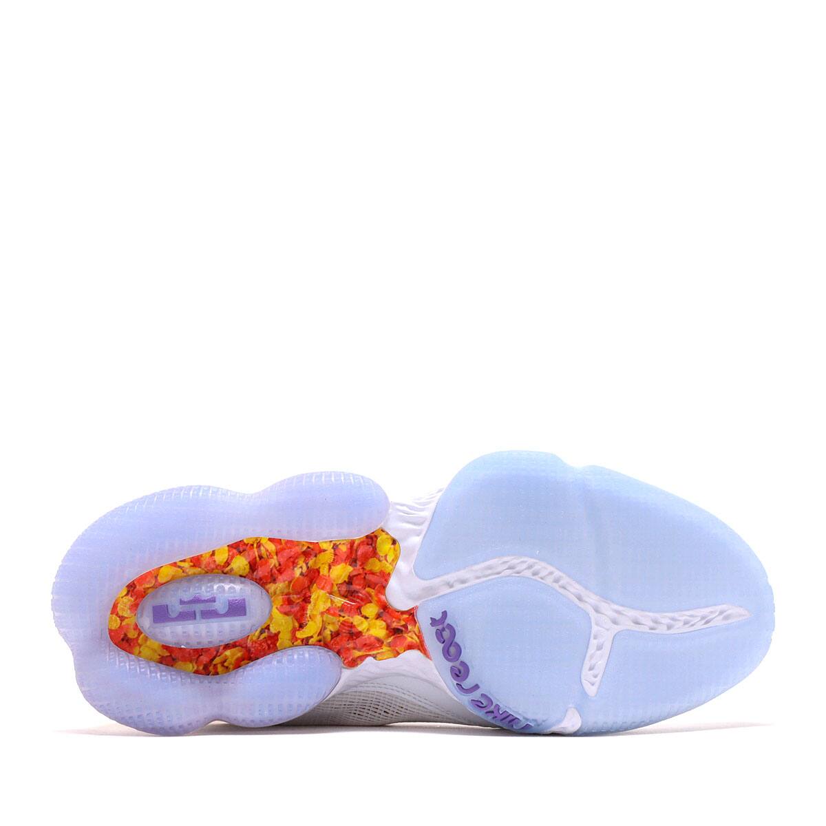 NIKE LEBRON XIX LOW WHITE/YELLOW STRIKE-WILD VIOLET 22SP-Iの画像