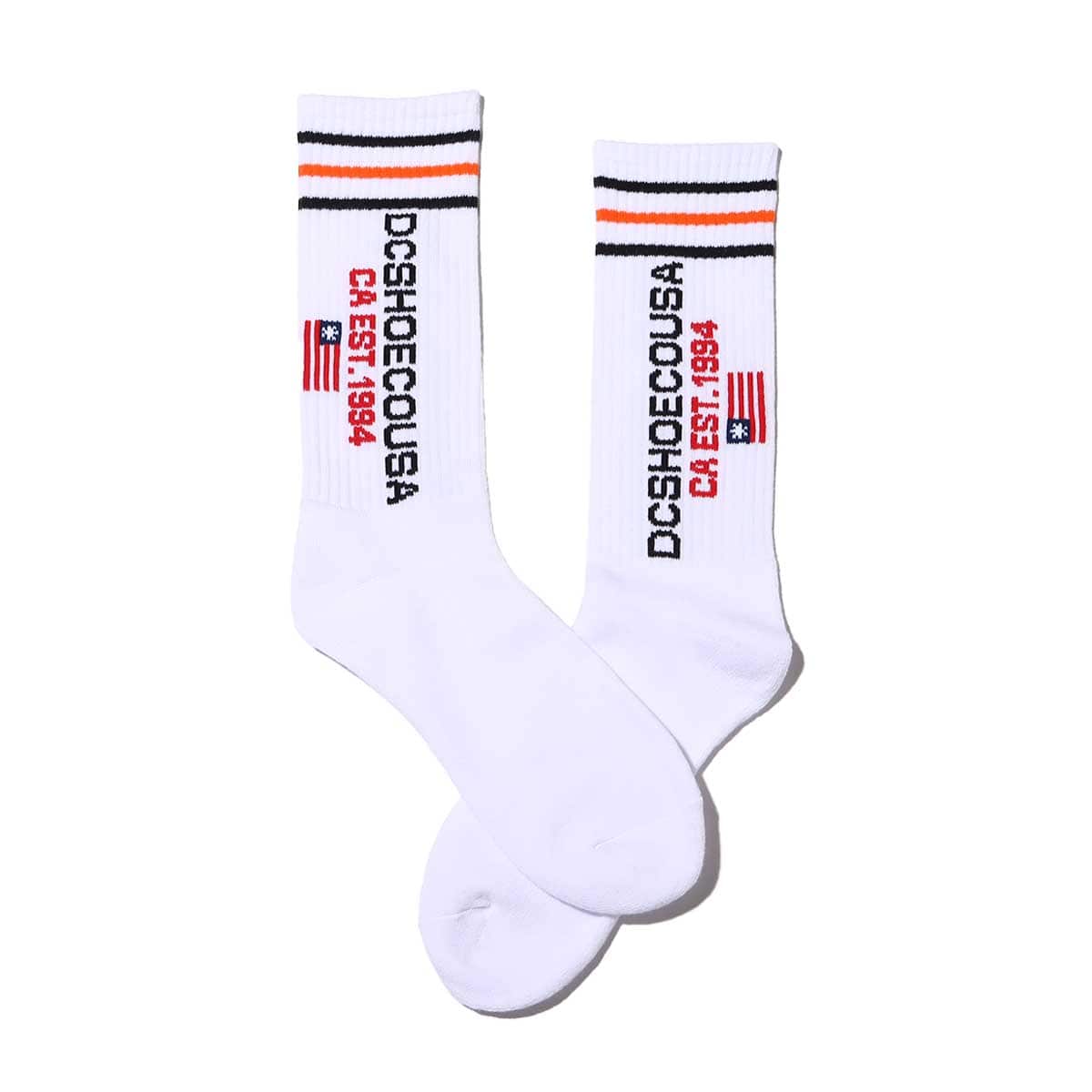 DC SHOES 23 CORPOLATE SOCKS WHITE 23SS-Iの画像