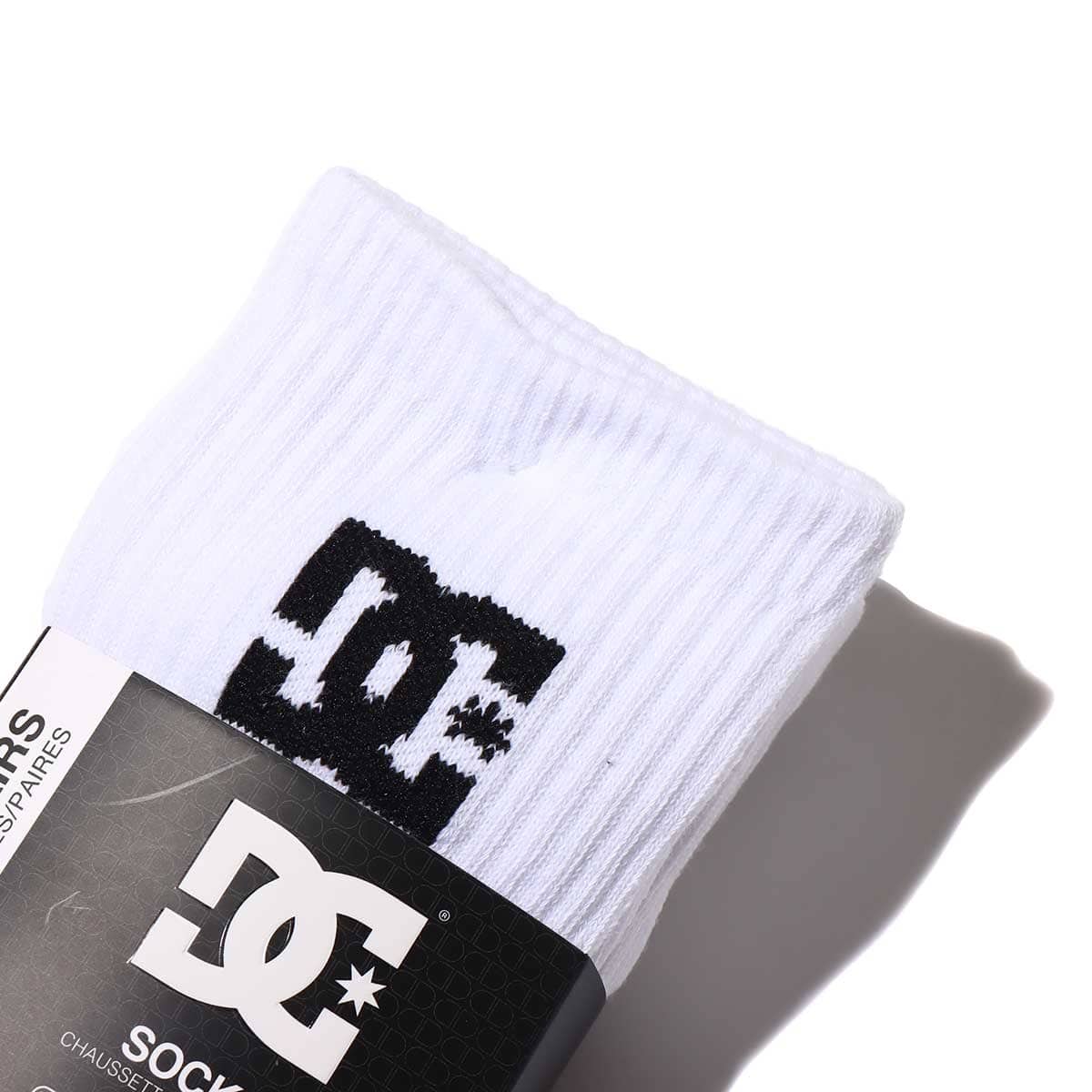 DC SHOES SPP DC CREW 3PK Snow White 23SS-Iの画像