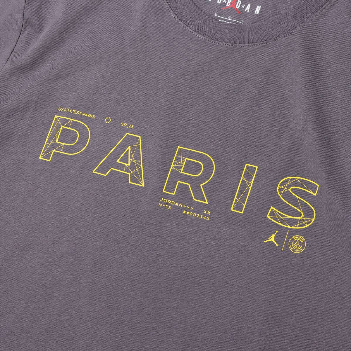 JORDAN BRAND AS M J PSG SS TEE LT GRAPHITE/TOUR YELLOW 23SP-Iの画像