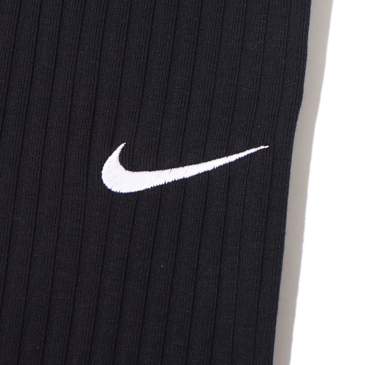 NIKE AS W NSW RIB JRSY PANT BLACK/WHITE 23SU-Iの画像