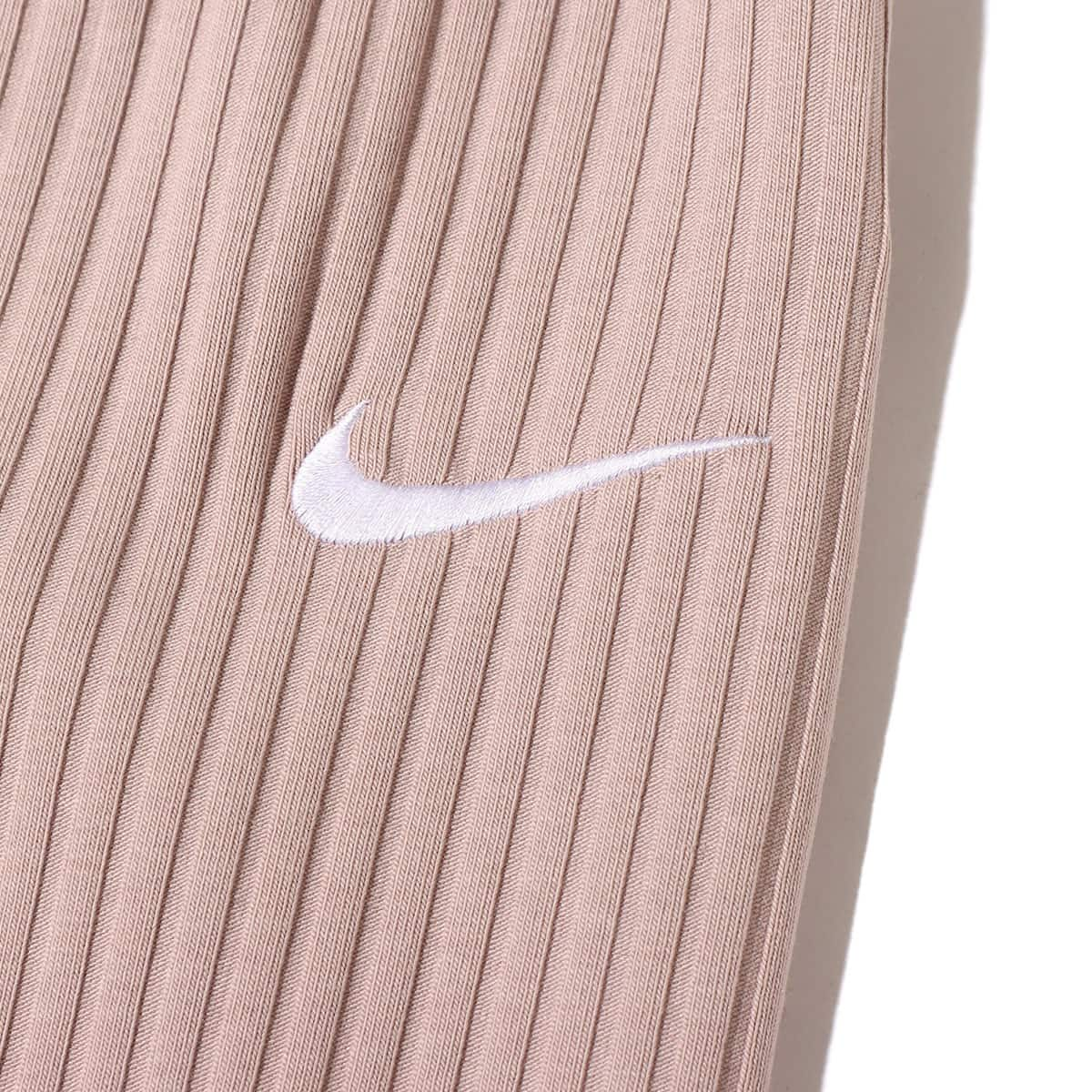 NIKE AS W NSW RIB JRSY PANT DIFFUSED TAUPE/WHITE 23SU-I