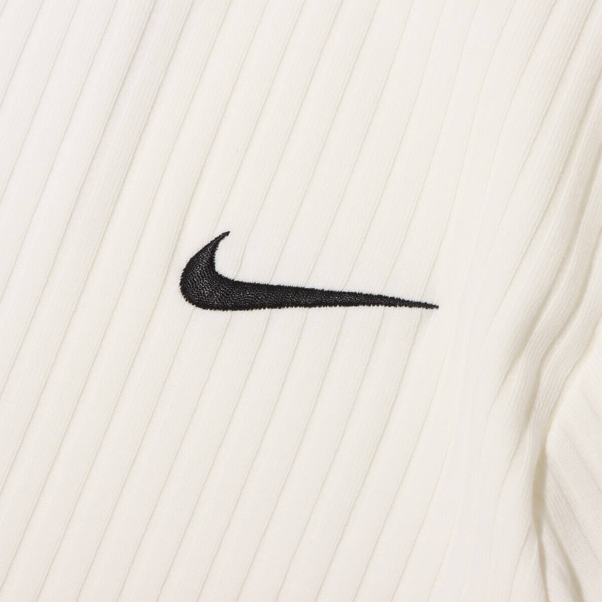 NIKE AS W NSW RIB JRSY SS TOP SAIL/BLACK 23FA-Iの画像