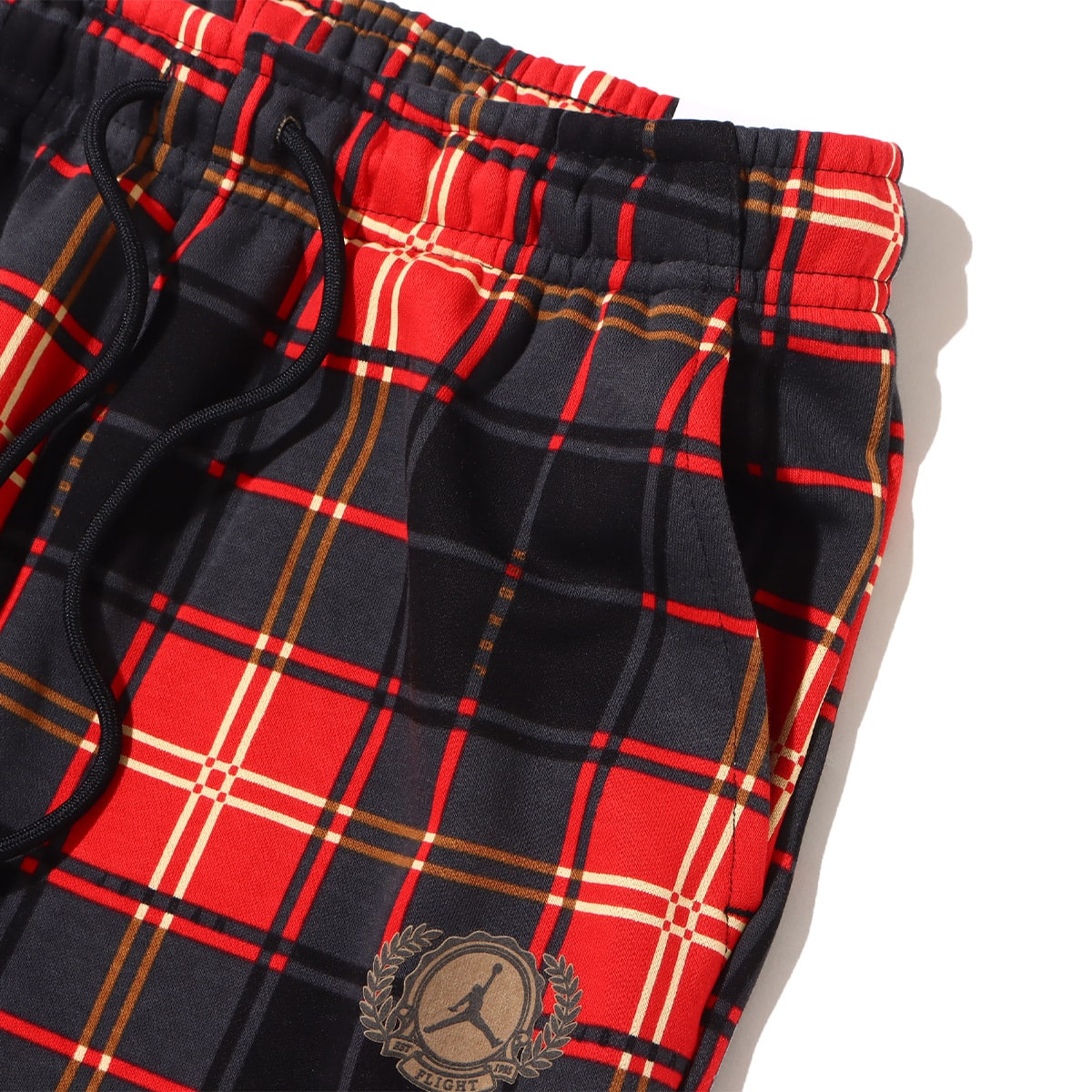 JORDAN BRAND AS M J ESS HOL PLD FLC PANT FIRE RED/DK DRIFTWOOD 22HO-Iの画像