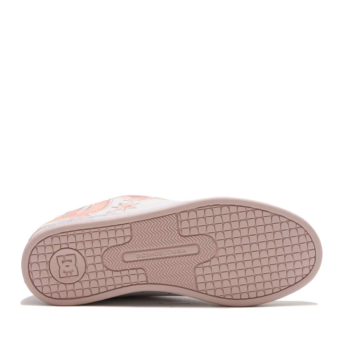 DC SHOES Ws COURT GRAFFIK PEACH PARFAIT 23SS-Iの画像