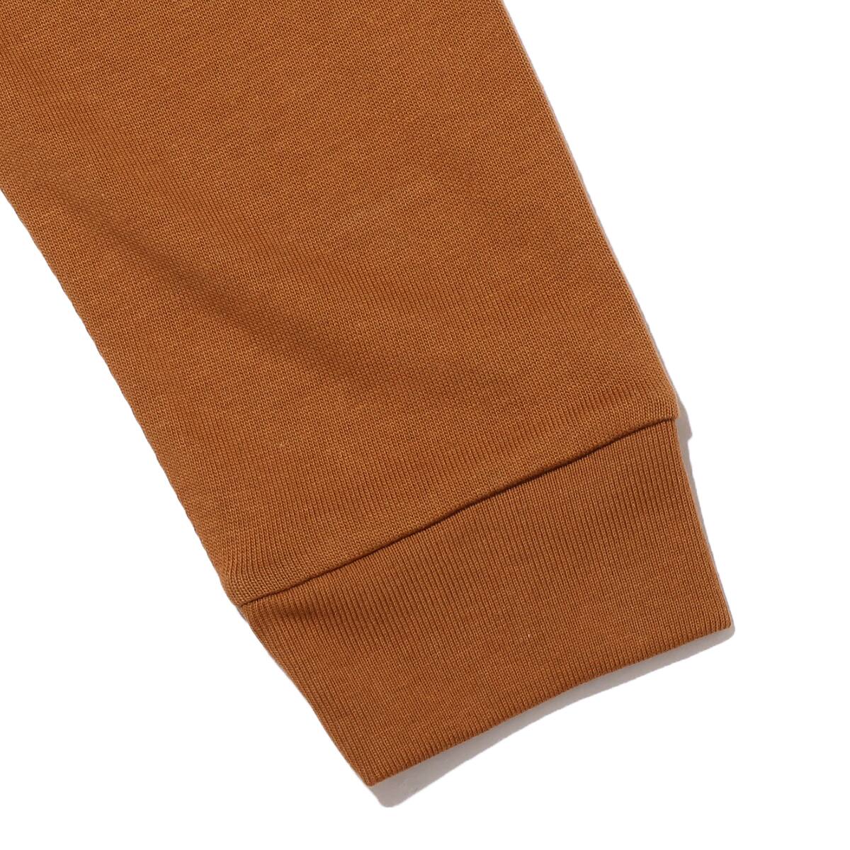 NIKE AS M NL LS MOCK NECK SHIRT ALE BROWN/WHITE 22HO-Iの画像