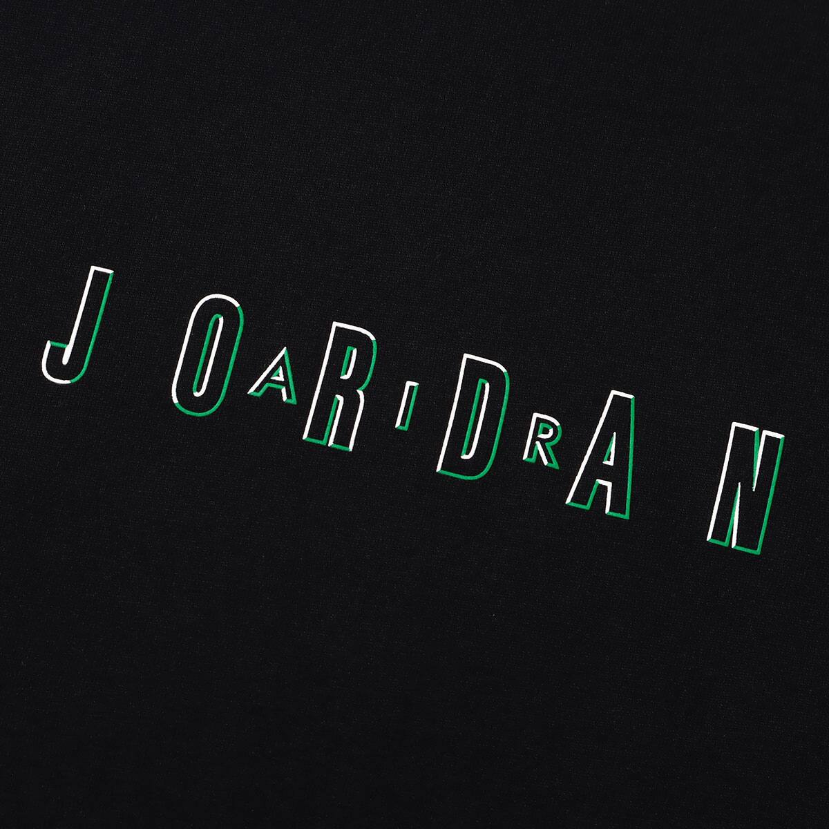 JORDAN BRAND AS M J ESS SS CREW 2 BLACK/LUCKY GREEN/LUCKY GREEN 23SU-Iの画像