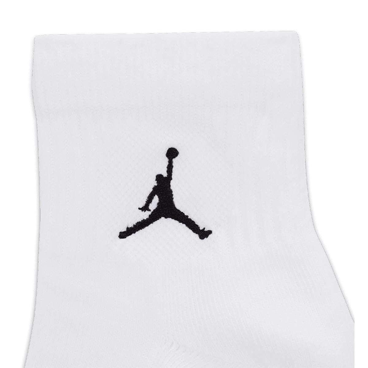 JORDAN BRAND U J ED CUSH POLY ANKLE 3PR 144 WHITE/BLACK JORDAN BRAND U J ED CUSH POLY ANKLE 3PR 144 WHITE/BLACK