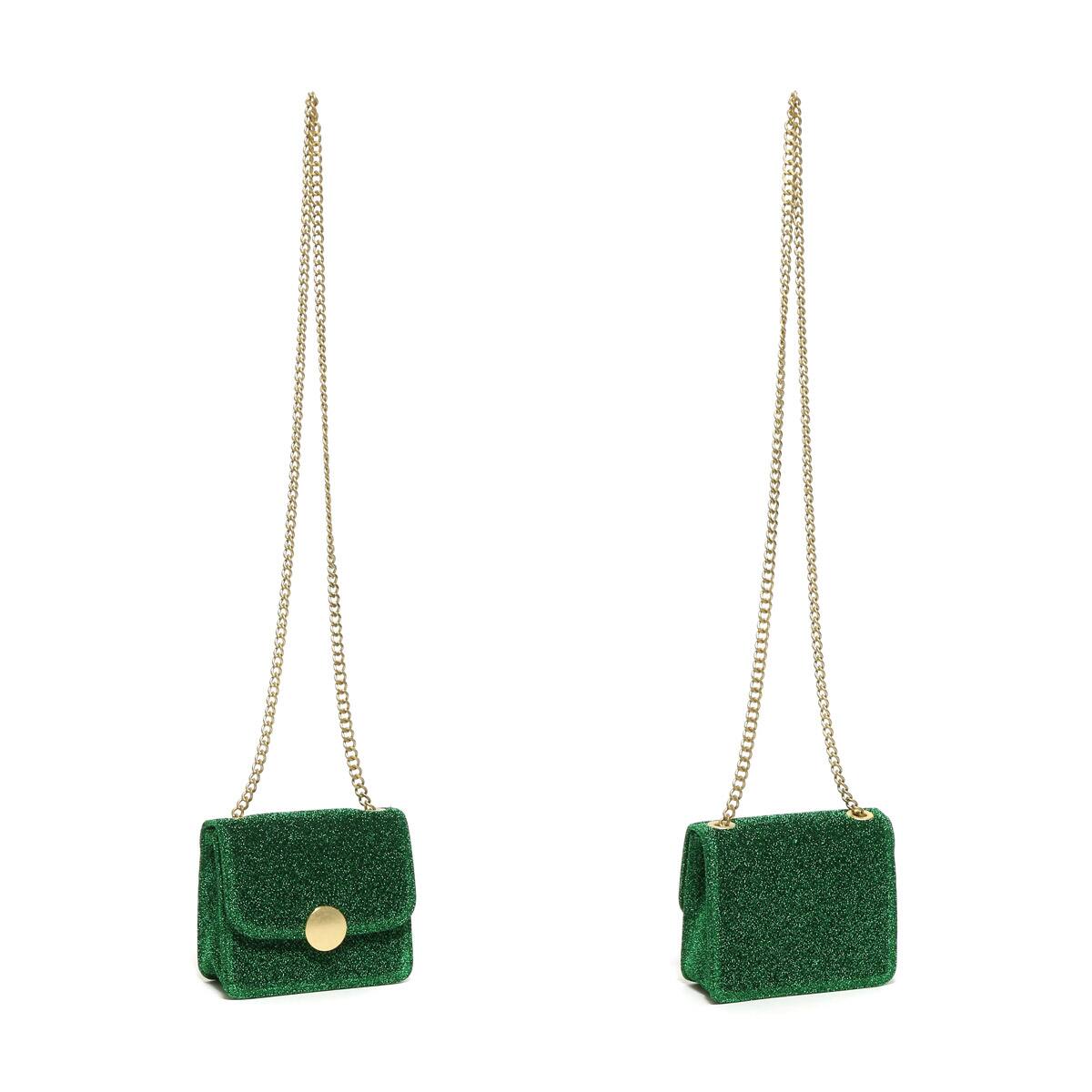 Fone グリッタースクエアバッグ  GREEN 17FA-Iの画像