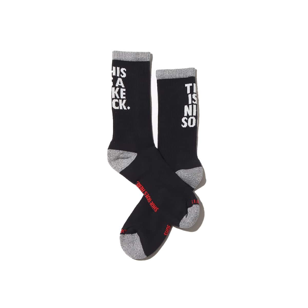 NIKE U NK ED PLS CSH CRW 1P 144 CKY BLACK/UNIVERSITY RED/SAILの画像