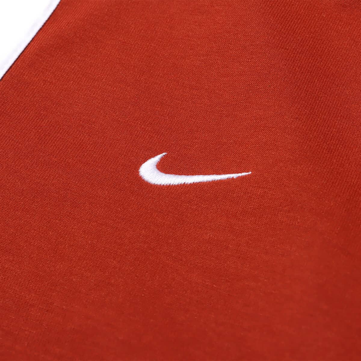 NIKE AS W NSW ESSNTL OS LS POLO RUGGED ORANGE/WHITE 23HO-Iの画像