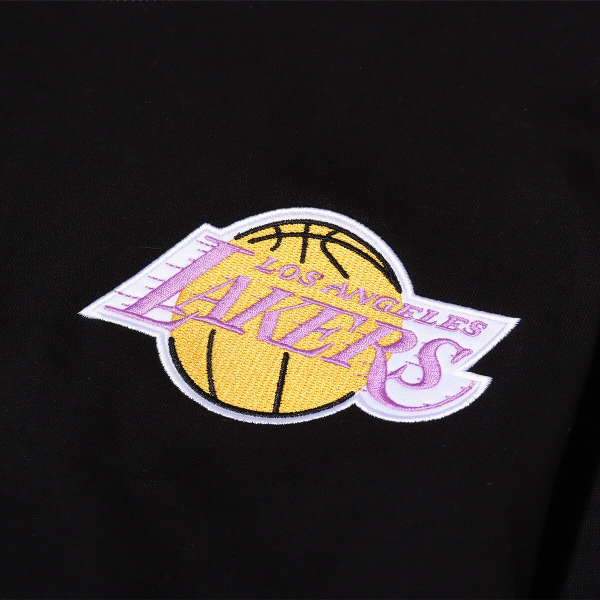 Mitchell & Ness TEAM FIRST SATIN FLEECE CREW LAL BLACK 23FW-I