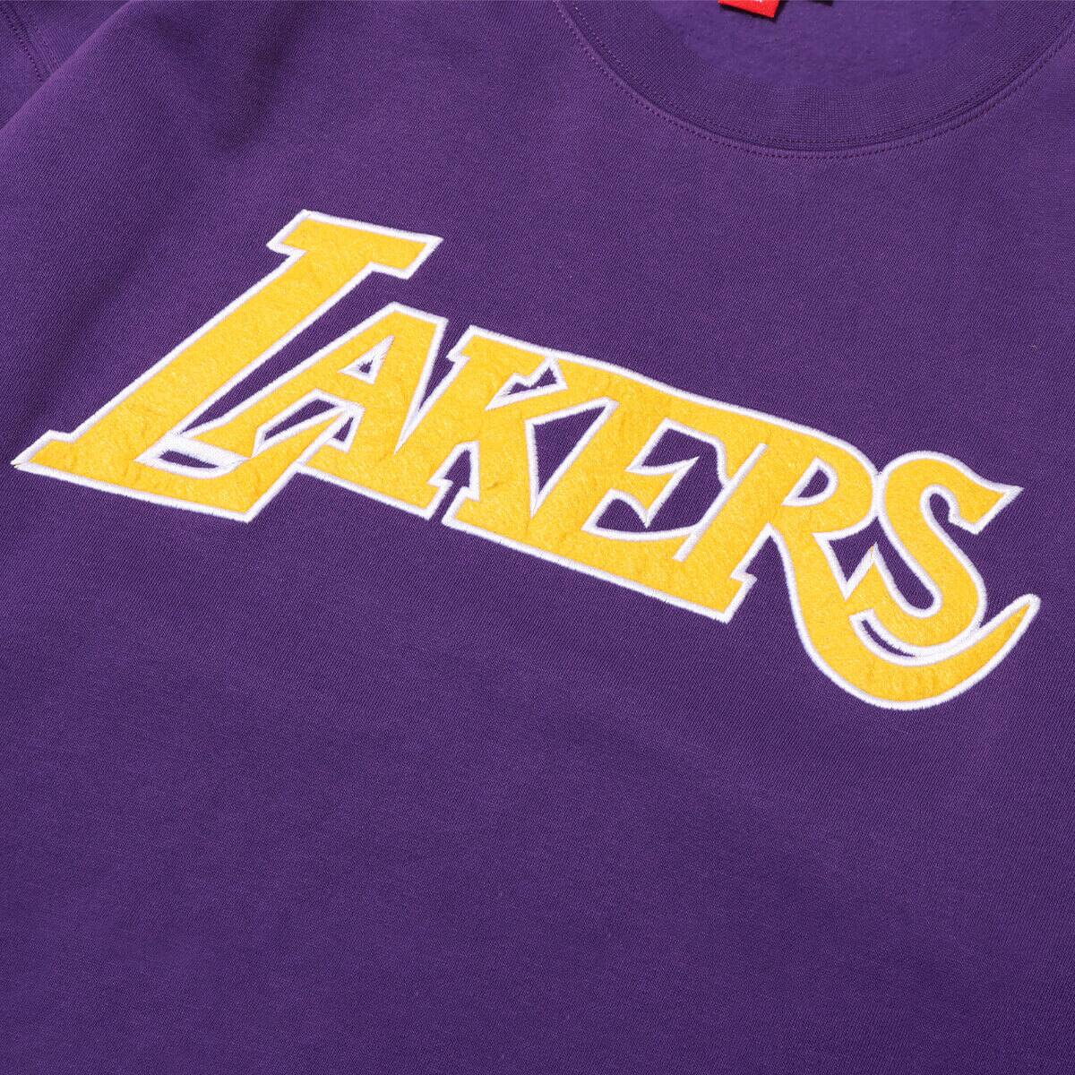 Mitchell & Ness THERE AND BACK FLEECE CREW LAL PURPLE 23FW-Iの画像