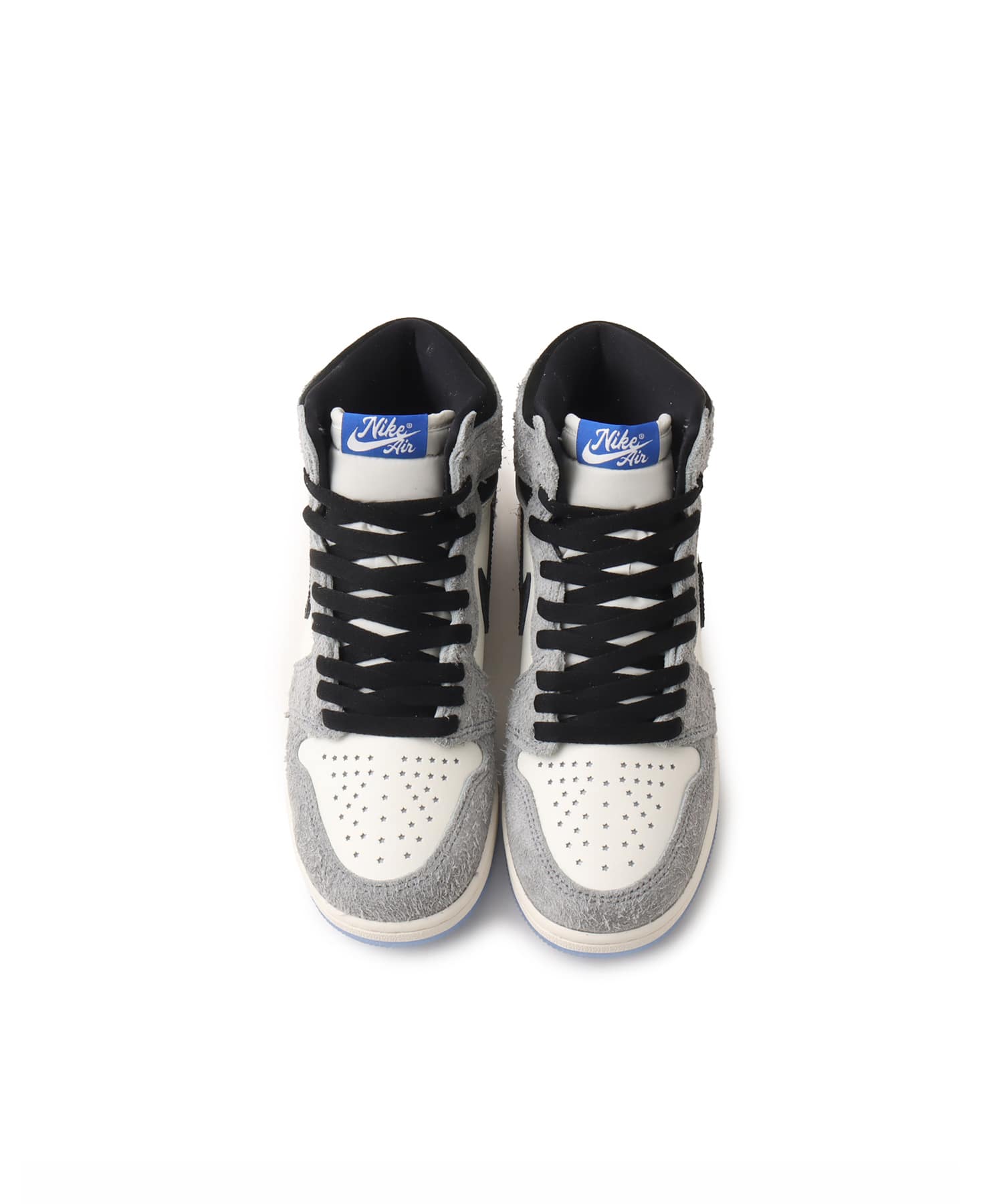 JORDAN BRAND AIR JORDAN 1 RETRO HIGH OG (GS) COOL GREY/BLACK-GAME ROYALの画像