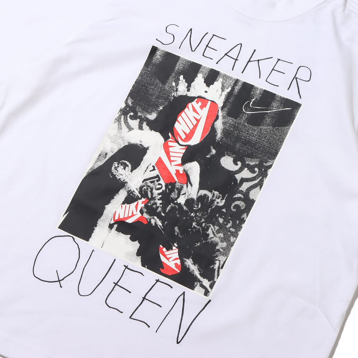 NIKE AS W NSW TEE OC 3 BOXY WHITE/BLACK 23FA-Iの画像