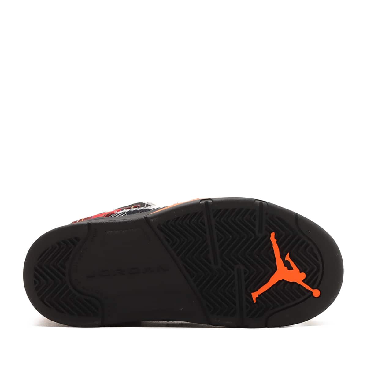 JORDAN BRAND JORDAN 5 RETRO PLD TD (BLACK/TOTAL ORANGE-DARK