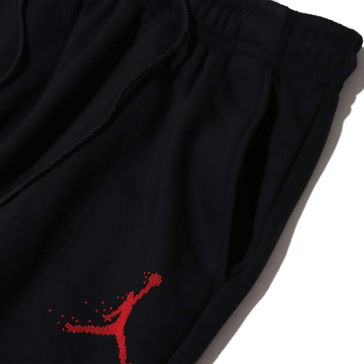 JORDAN BRAND AS M J ESS MMBR HLDY FLC PANT BLACK/GYM RED 23HO-I