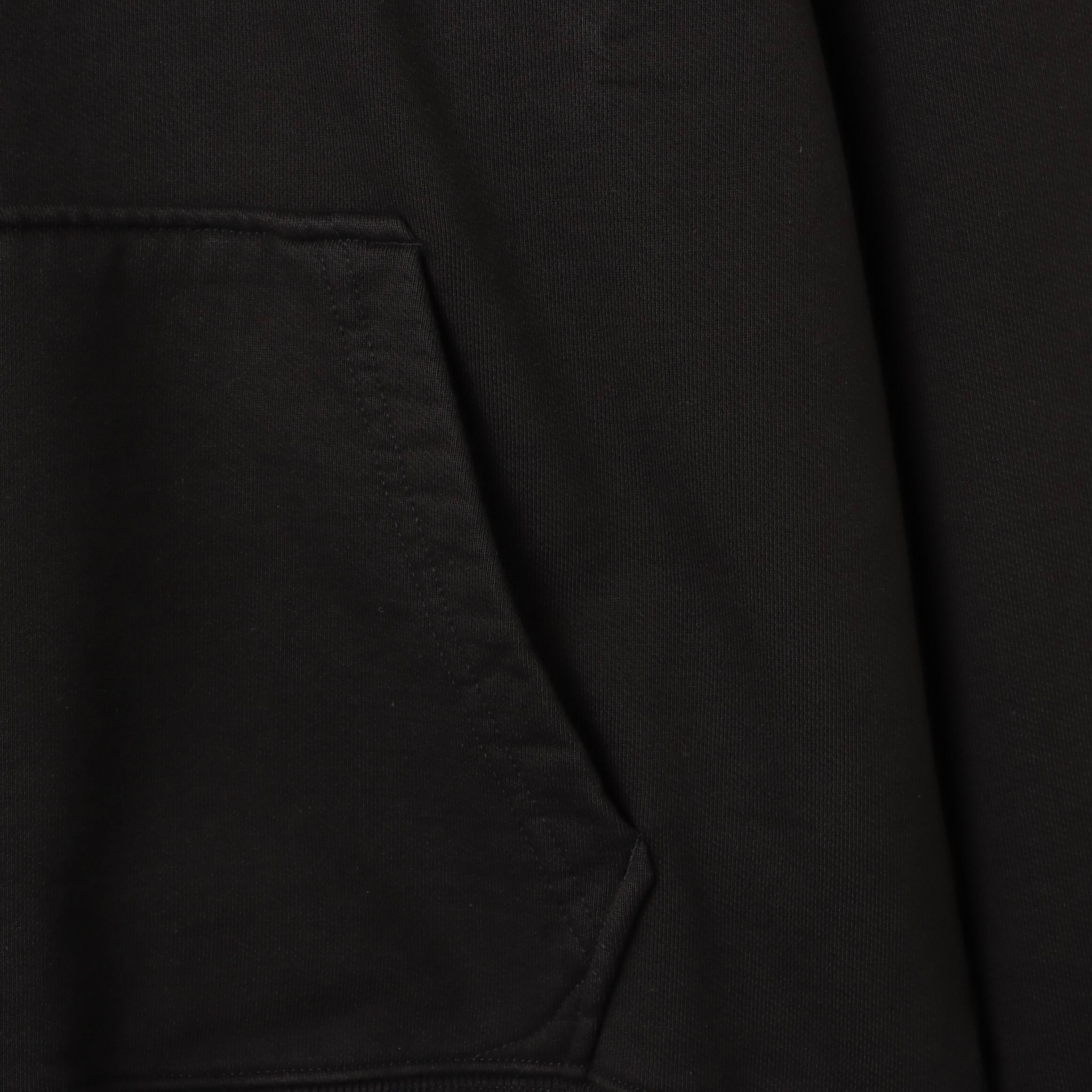 KENZO VERDY MARKET EMBROIDERED CLASSIC HOODIE BLACKの画像