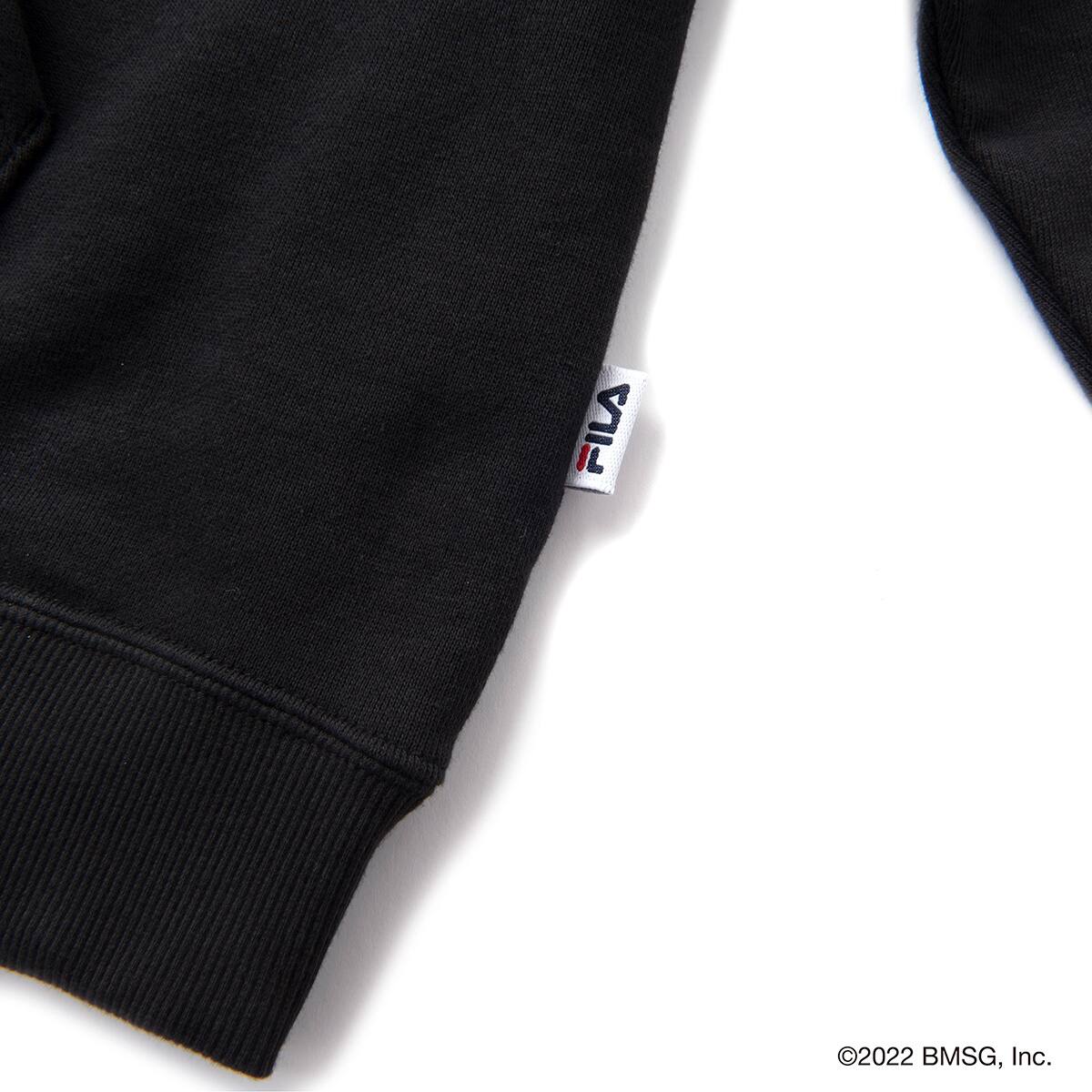 FILA x BE:FIRST EMBROIDERY PULLOVER HOODY BLACK 22FW-I