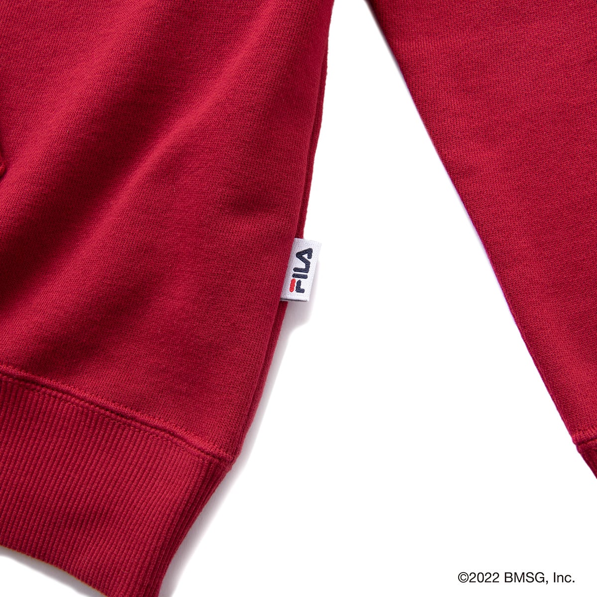 FILA x BE:FIRST EMBROIDERY PULLOVER HOODY RED 22FW-I