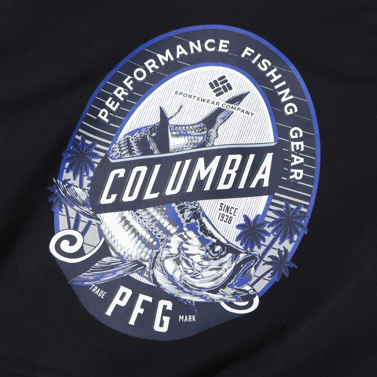 Columbia PFG Vintage Sign Hoodie Black, Tarpon 21FA-Iの画像