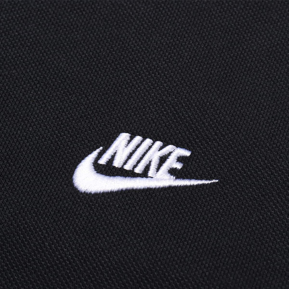 NIKE AS M NK CLUB SS POLO PIQUE BLACK/WHITEの画像