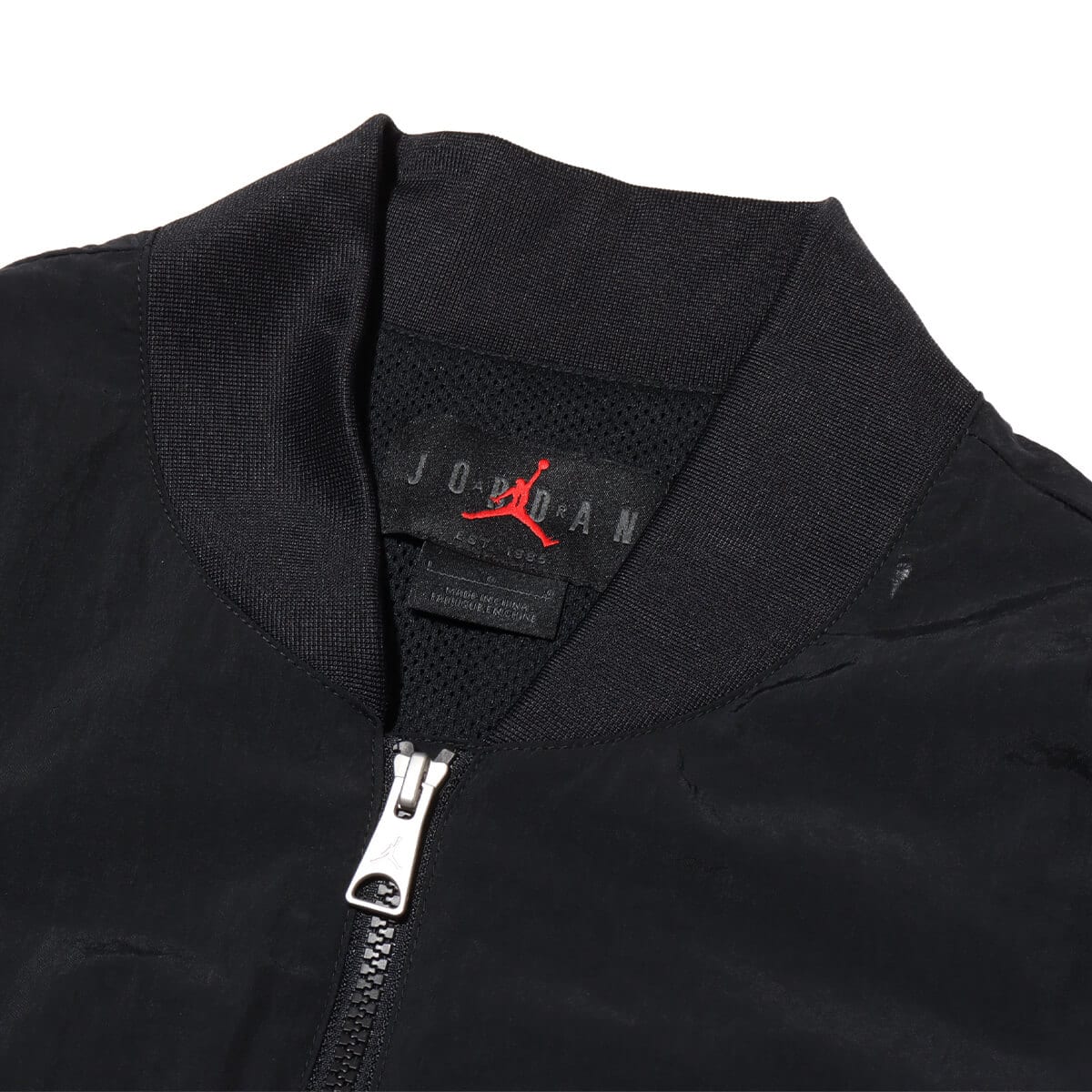 JORDAN BRAND AS M J ESS STMT LTWT RNGD JKT BLACK（ジョーダン