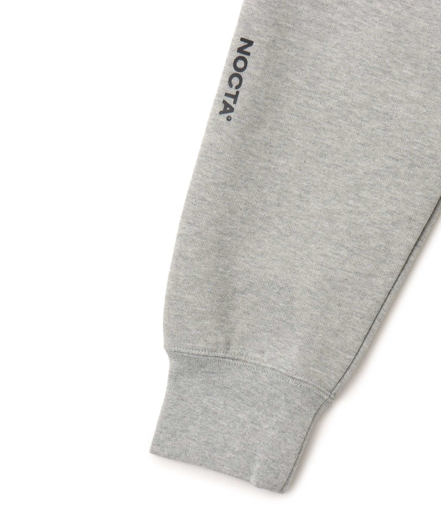 NIKE AS M NRG NOCTA CS CREW FLC DK GREY HEATHER/BLACKの画像