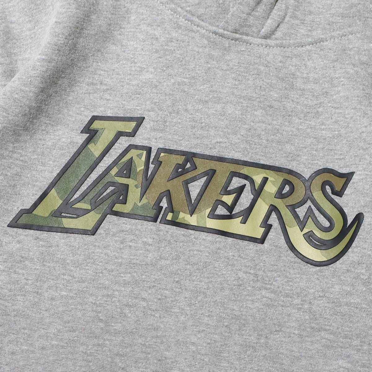 Mitchell & Ness Camo Hoody Lakers GRAY 22FW-Iの画像