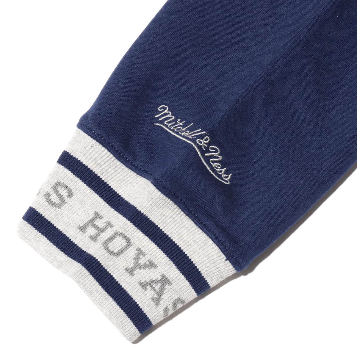 Mitchell & Ness PREMIUM FLEECE HOODIE GTW NAVYの画像