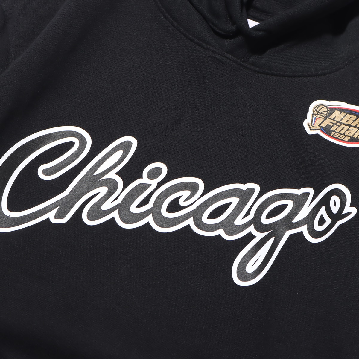 Mitchell & Ness GAME TIME FLEECE HOODIE CBU BLACK 23FW-Iの画像