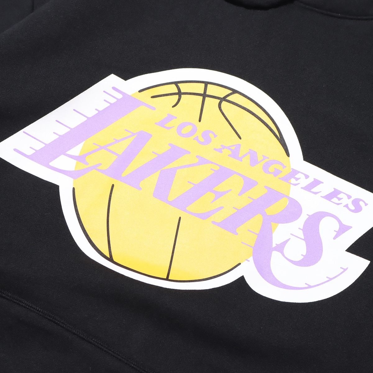 Mitchell & Ness GAME TIME FLEECE HOODIE LAL BLACK 23FW-Iの画像
